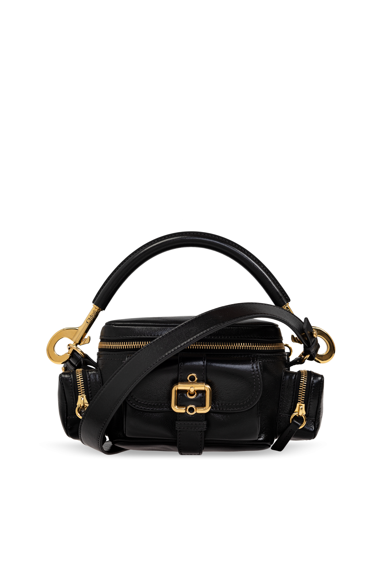ハンドバッグ CHLOE Woman Handbag Black CHC24AS533N83 001 Chloé Spin Tote Bag In Grained Leather in Black | Chloé US